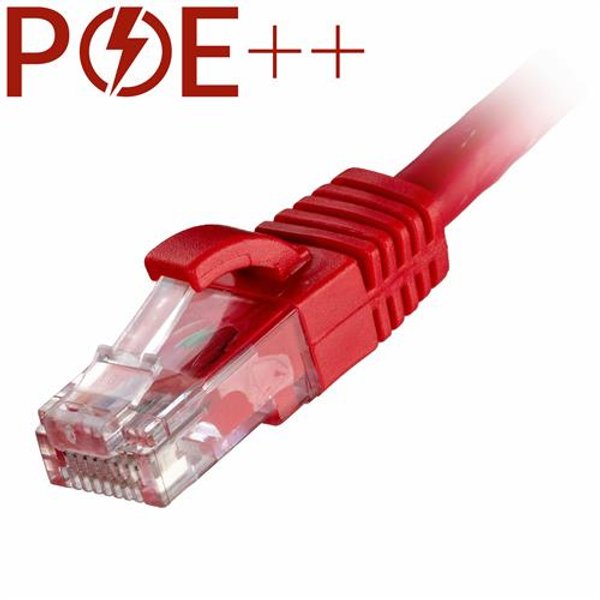 Cablenet 4m Cat6 RJ45 Red U/UTP LSOH 24AWG Snagless Booted Patch Lead
