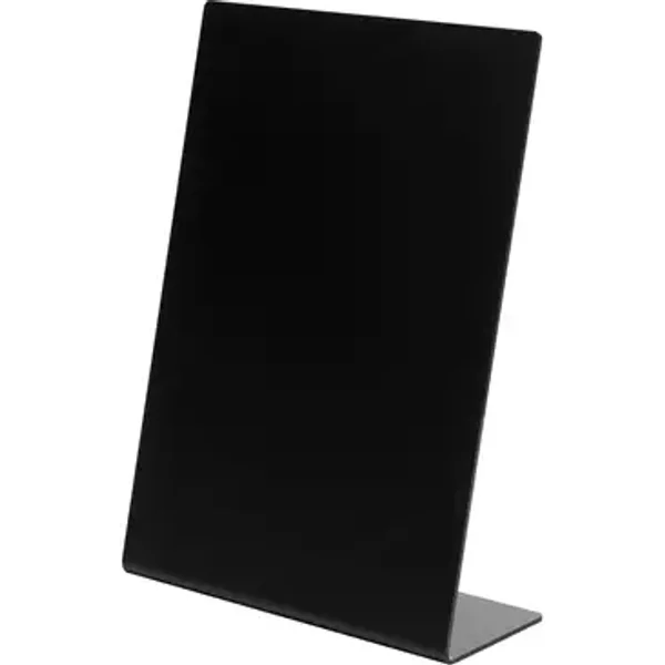 Deflecto A5 Portrait Slanted Countertop Chalkboard Black - SSPA514-2