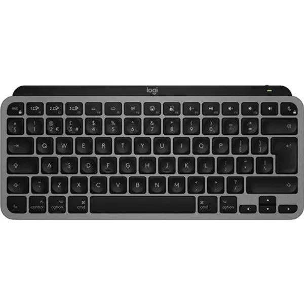 Logitech MX Keys Mini For Mac keyboard Home/Office Bluetooth QWERTY UK English Black, Grey