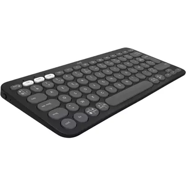 Logitech Pebble Keys 2 K380s Mini Wireless Bluetooth Scissor key switch AZERTY Graphite