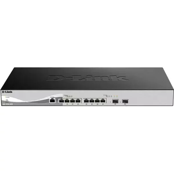 D-Link 8-port 10GBASE-T and 2-port SFP+ Multi-Gigabit Smart Managed Switch