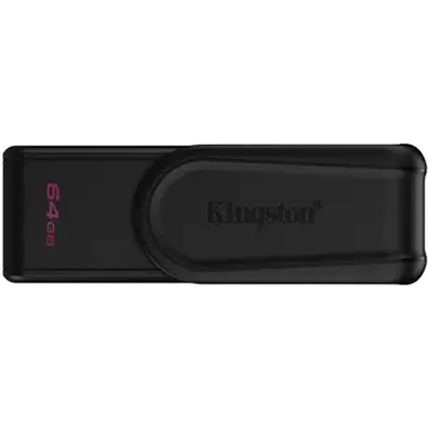 Kingston Technology DataTraveler 64GB Portable USB 3.2 Gen 1 Exodia S (Black/Black)