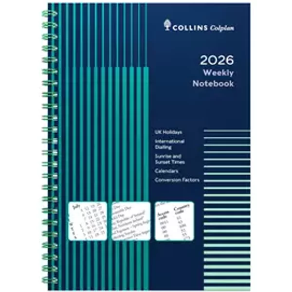 Collins Colplan A5 Weekly Notebook 2026 61-26 - 822157