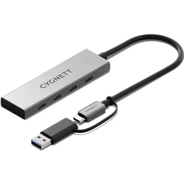 Cygnett Unite USB 3.2 Gen 1 (3.1 Gen 1) Type-A + Type-C Aluminium