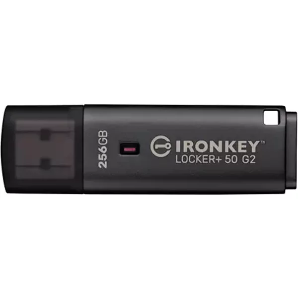 Kingston Technology IronKey 256GB Locker Plus 50 G2 FIPS 197 AES-256