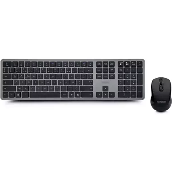 Urban Factory ONLEE: RECHARGEABLE COMBO KEYBOARD AND MOUSE - BLUETOOTH & 2.4GHZ - UK LAYOUT