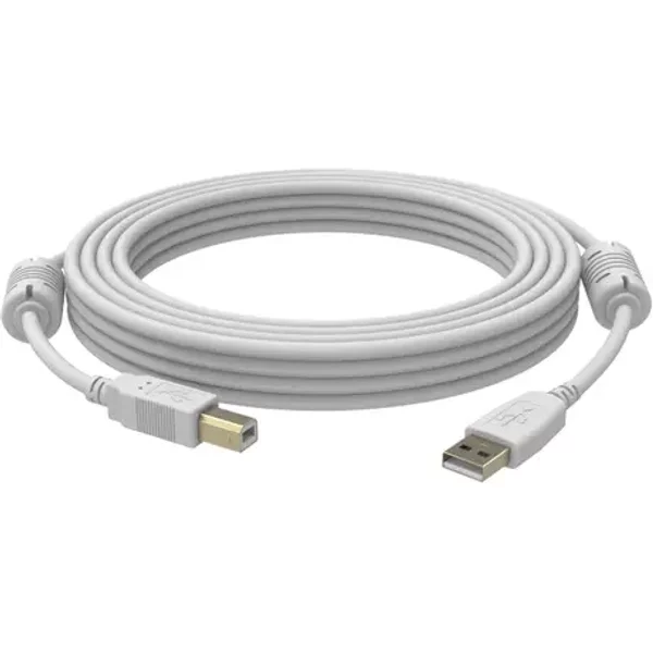 Vision USB 2.0 2m USB cable USB A USB B 0.48 Gbit/s White