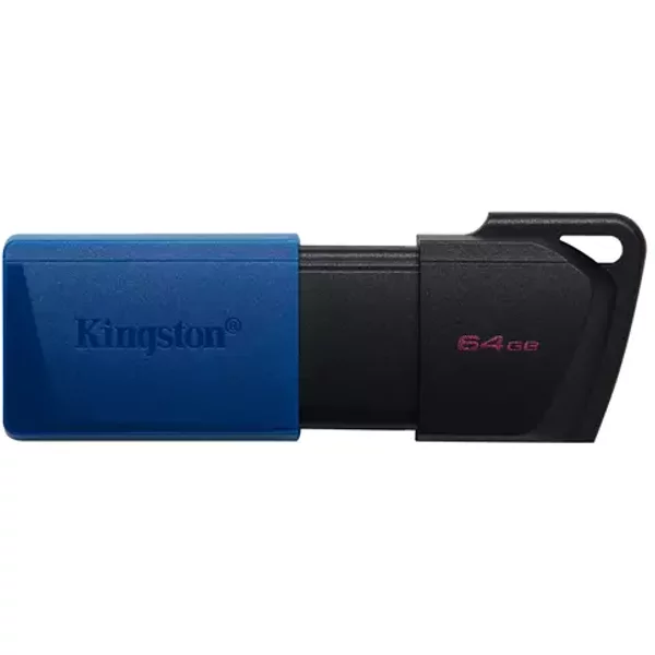 Kingston Technology DataTraveler 64GB USB3.2 Gen 1 Exodia M (Black + Blue) - 2 Pieces