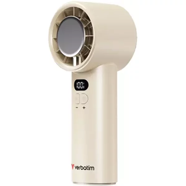 Verbatim CoolnGo IceTouch Handheld Fan White/Silver