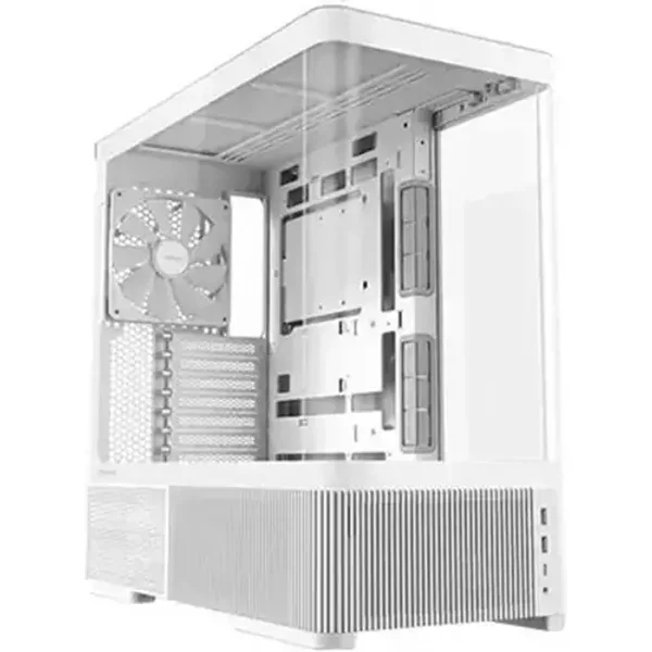 Antec Constellation C6 Air Mid Tower Gaming Case 1 X Usb Type-C / 2 X Usb 3.0 Curved Tempered Glass Front And Side Window Panel Multi-Directional Air Intake 3 X Pre-Installed Pwm Fans Atx Micro-Atx Itx Compatible