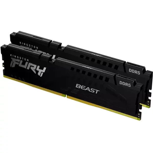 Kingston Technology FURY Beast 16GB 5600MT/s DDR5 CL40 DIMM (Kit of 2) Black