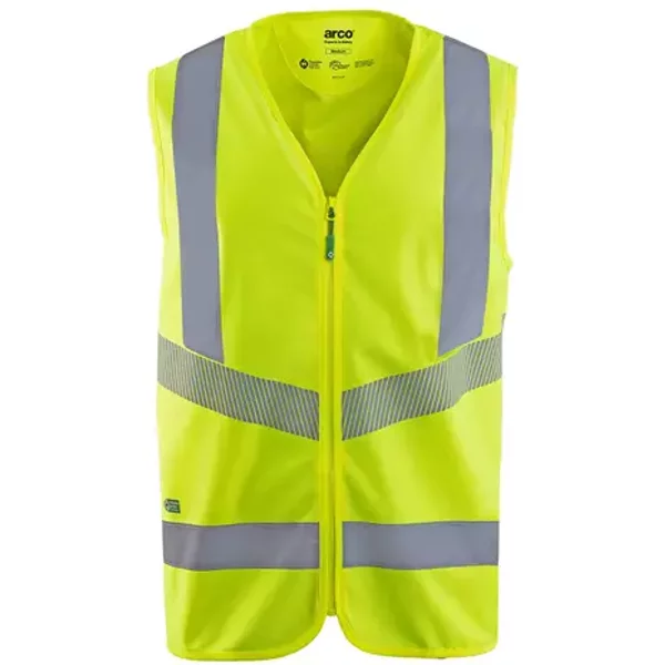 Arco Responsible Mens Yellow Hi-Vis Vest 2XL