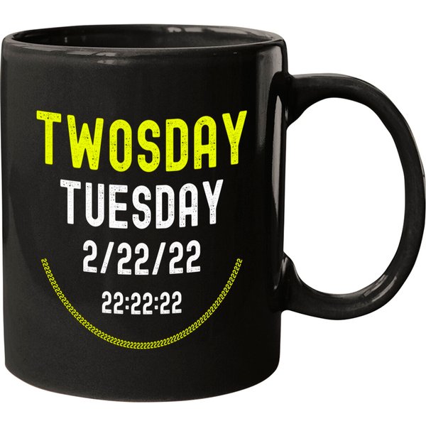 Twosday Tuesday 2/22/22 22:22:22 Mugs-image
