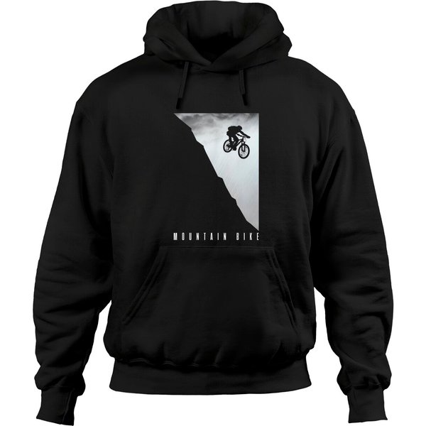 Mountain Bike Downhill Mtb Biking Vintage Biker Gift Men Hoodie-image