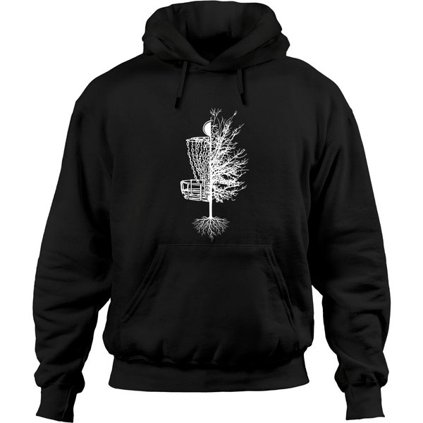 Disc Golf Hoodie Basket Tree Frisbee Golf Hoodie-image