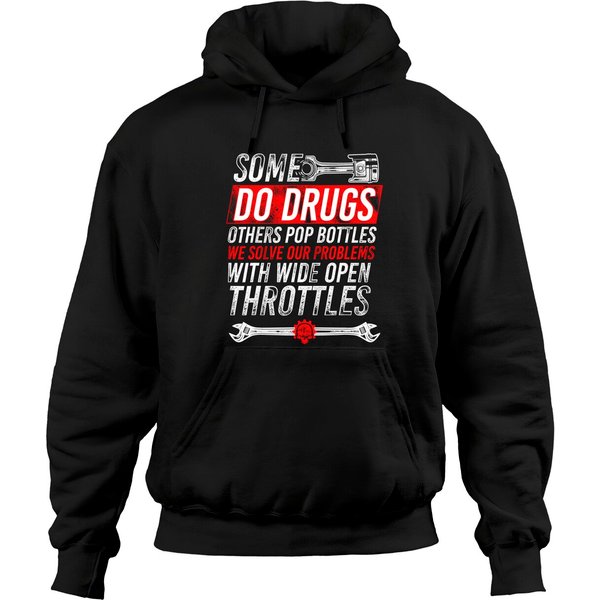 Wide Open Throttle Hoodie - Car Or Truck Racing Hoodie