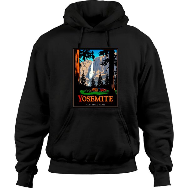 Yosemite Hoodie Vintage National Park Hoodie