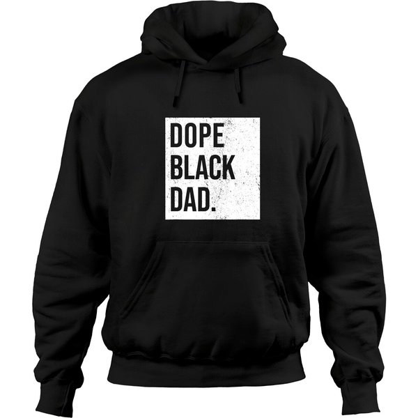 Dope Black Dad Black Fathers Matter Gift For Dads Hoodie-image