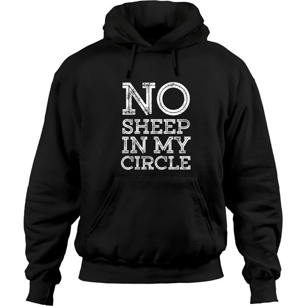 No Sheep In My Circle Pullover Hoodie-image