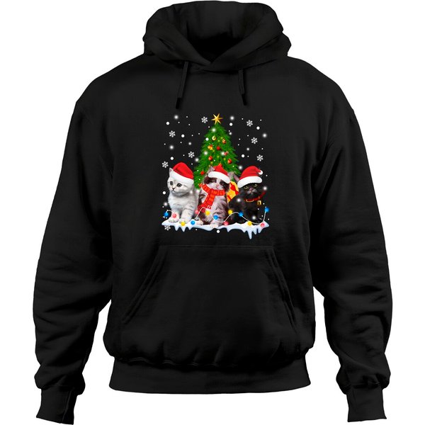 Christmas Cat Hoodie