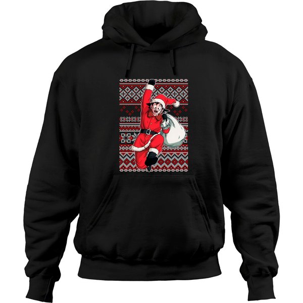 Santa Goku Drangon Ball Ugly Christmas Hoodies-image