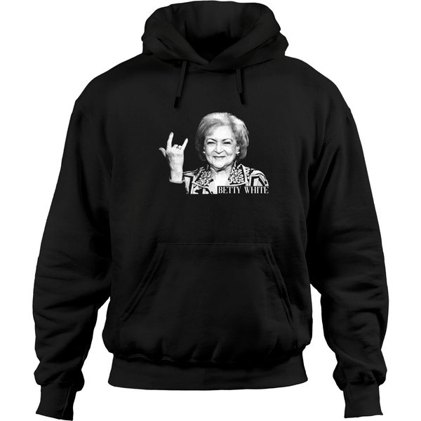 Betty White Grundge Hoodies-image