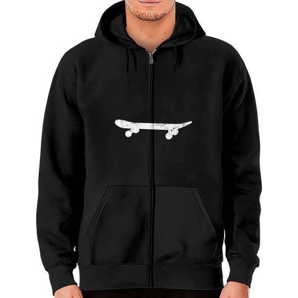 Vintage Skateboard Zip Hoodie