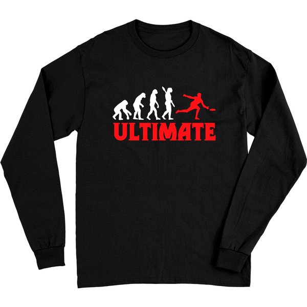 Great Ultimate Frisbee Evolution Gift Long Sleeves-image