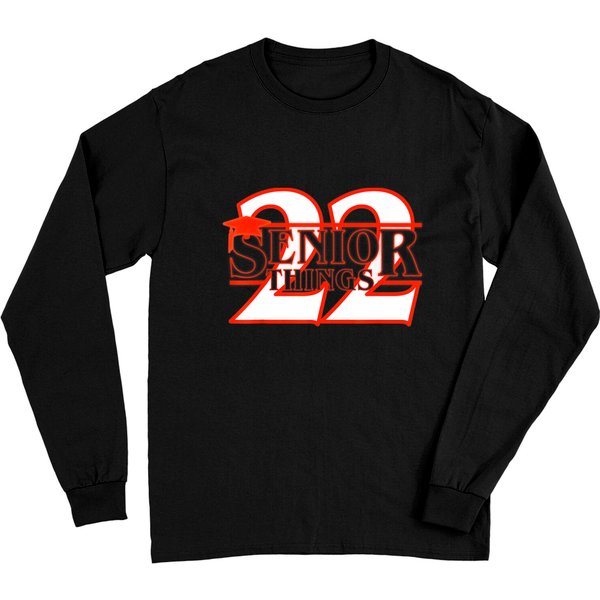 Class 2022 Senior Things Tv Style Stranger Graduate Gifts Long Sleeves-image