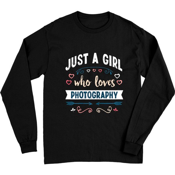 Just A Girl Who Loves Photography Long Sleeve-image