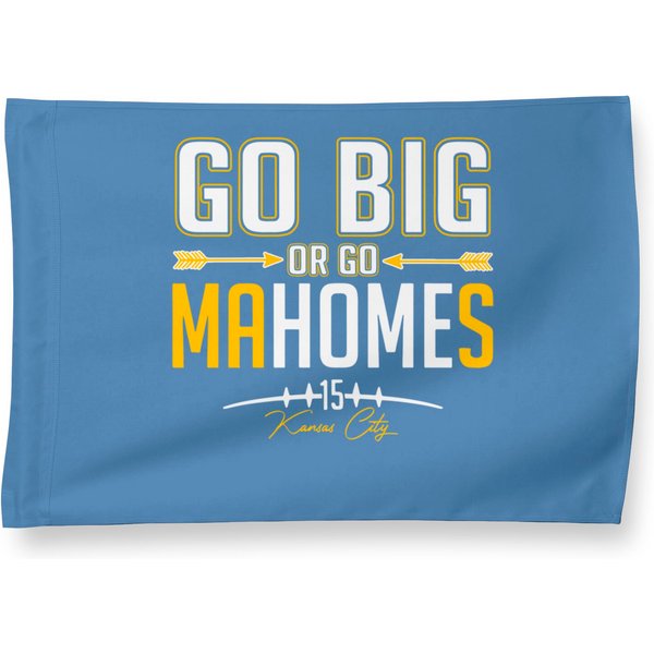 L Go Big Or Go Mahomes Football House Flags-image