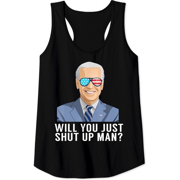 Will You Just Shut Up Man? Tank Top-image