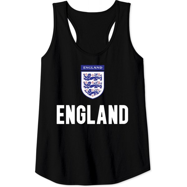 England Soccer Jersey 2020 2021 Euros Fan Tank Top-image