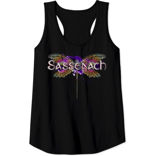 Sassenach Dragonfly Outlander Scottish Gift Tank Top-image