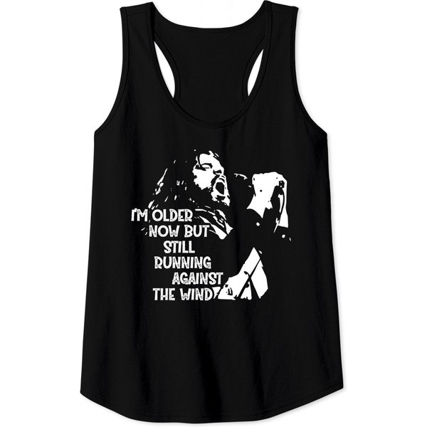 Black And White Bob Idol Seger Country Music 2021 Vaporwave Tank Top-image