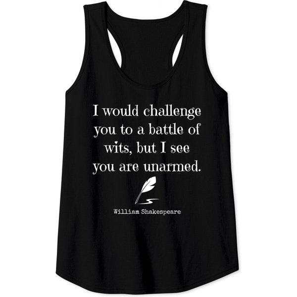 William Shakespeare Quote Tank Top-image