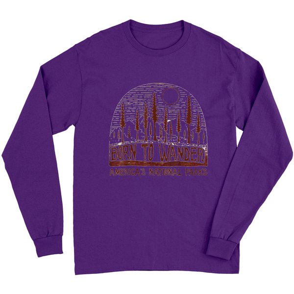 Born To Wander Americas National Parks Long Sleeves-image