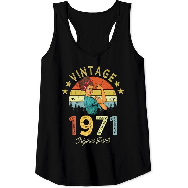 Vintage 1971 50Th Birthday Tank Top-image