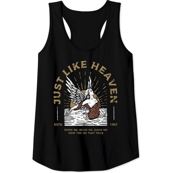 The Cure Just Like Heaven Tank Tops-image