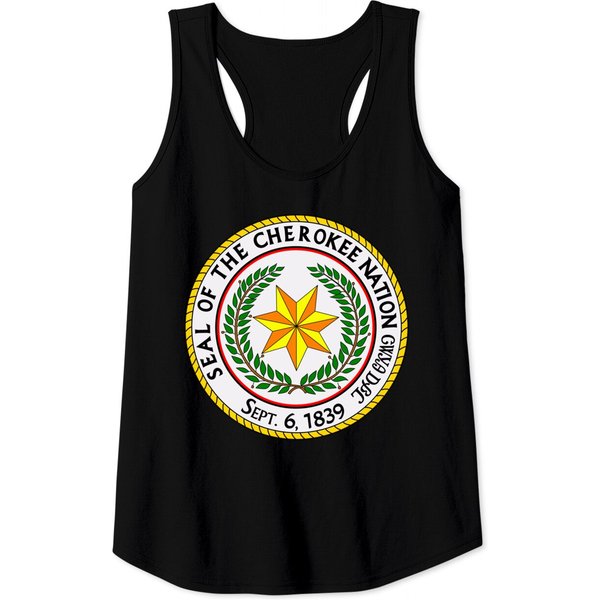 Seal Of The Cherokee Nation Cherokee Native American Pride Pullover Tank Tops-image