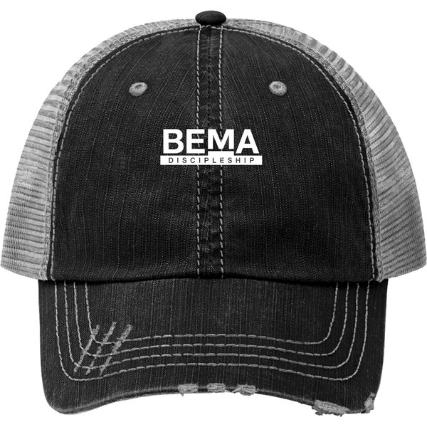 Bema Discipleship (Plain Black Print Trucker Hat) - Bema-image