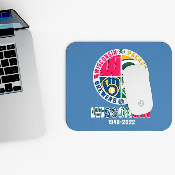 Wisconsin Sports Team Mouse Pads - Packers, Brewers, Bucks-image