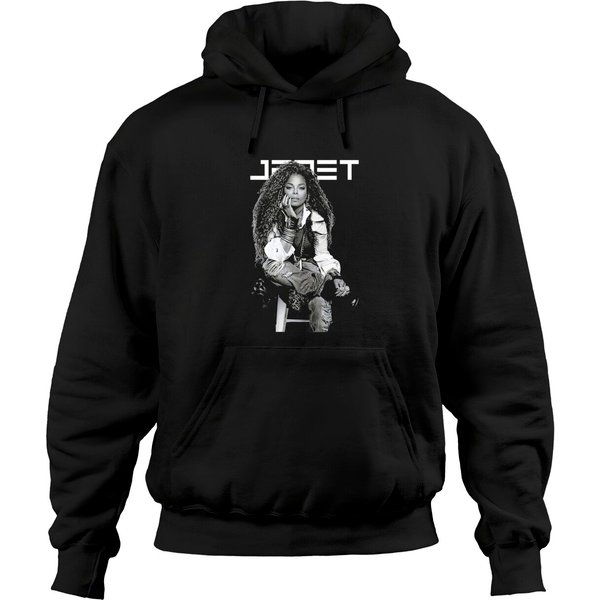 Vintage Janet Jackson 1983 Music Fans Hoodies-image