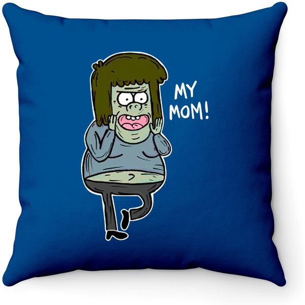 Muscle Man &Quot;My Mom!&Quot; - Regular Show - Throw Pillows-image