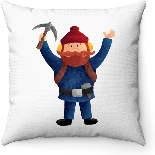 Yukon Cornelius - Yukon Cornelius - Throw Pillows-image