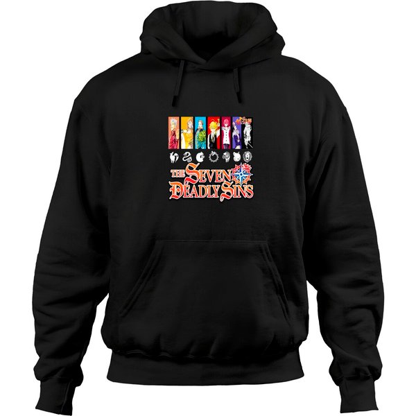 Seven Deadly Sins Hoodies Kloudave Manga Merch-image
