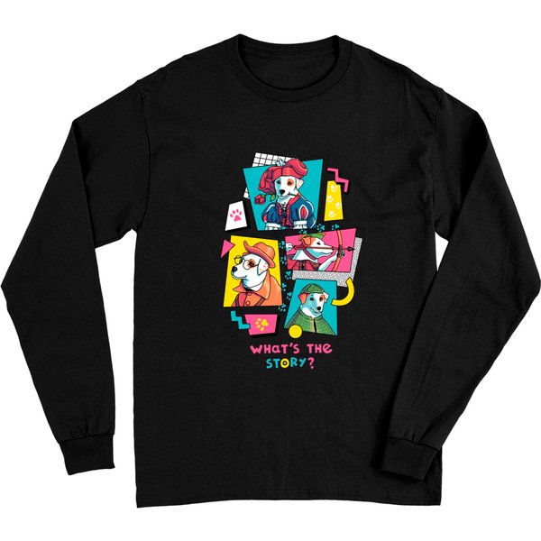 What's The Story Wish.Bone? Tv Show 90S Ja.Ck Rus.Sell Wish.Bone Tv Show Long Sleeves-image