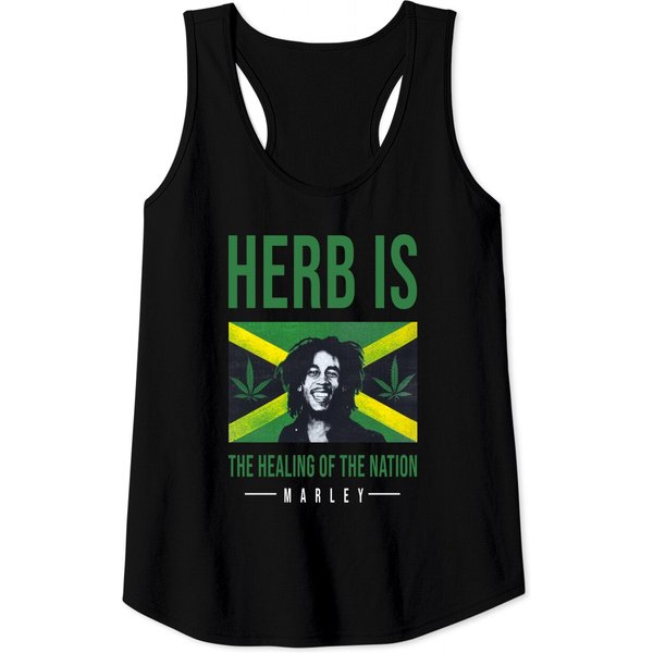 Bob Marley Herb Is Tank Tops-image