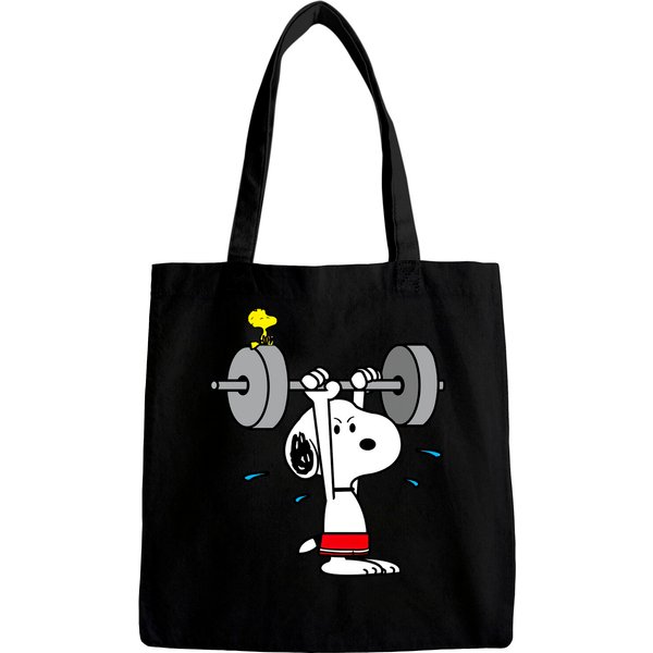 Snoopy Working Out - Snoopy - Bags-image