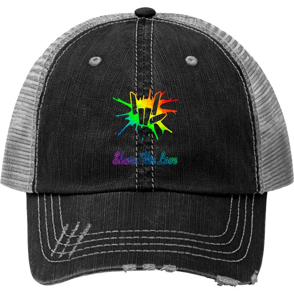 Share The Love Logo Trucker Hats Share Love For Kids And Youth-image